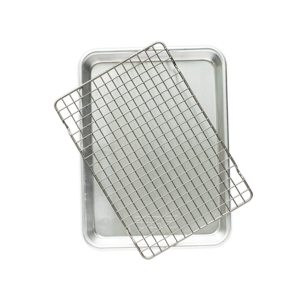 Bandeja Para Hornear Nordic Ware Naturals® De Un Cuarto De Hoja Con Rejilla