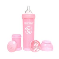 Twistshake - Biberón Anti Colic 11Oz Rosa