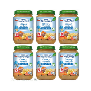 Pack X6 Colado Nestlé® Naturnes® Carne Y Verduras 215G