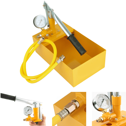 Genérica - Bomba Manual Prueba De Presión Hidráulica 25 Bar = 362 Psi