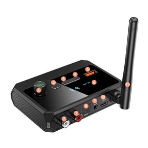 Magideal - Adaptador De Receptor De Transmisor De Audio, Con Conector Aux Rca Spdif De 3,5 Mm, Compatible Con Reproducción De Música En Disco U, Adaptador De