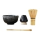 thumbnail image 1 of 4x Juego De Ceremonia De Matcha Japonés Herramientas Regalos Soporte De Batidor Para Amigos Principiante Tazón Gris, 1 of 5