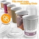 thumbnail image 3 of Tapas desechables para tazas de café de 240 ml a 720 ml (paquete de 500 unidades), 3 of 7