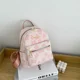 thumbnail image 1 of PU Leather Shoulder Mini Small Backpack Multi-Function Ladies Phone Pouch Pack Flower Print Ladies School Backpack Bag for Women, 1 of 3