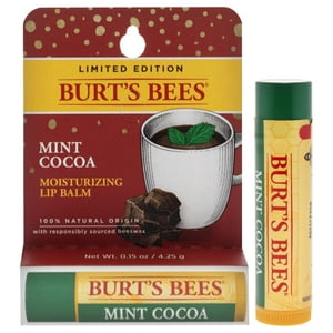 Burts Bees - Bálsamo Labial Hidratante De Cacao Y Menta De Para Unisex - Bálsamo Labial