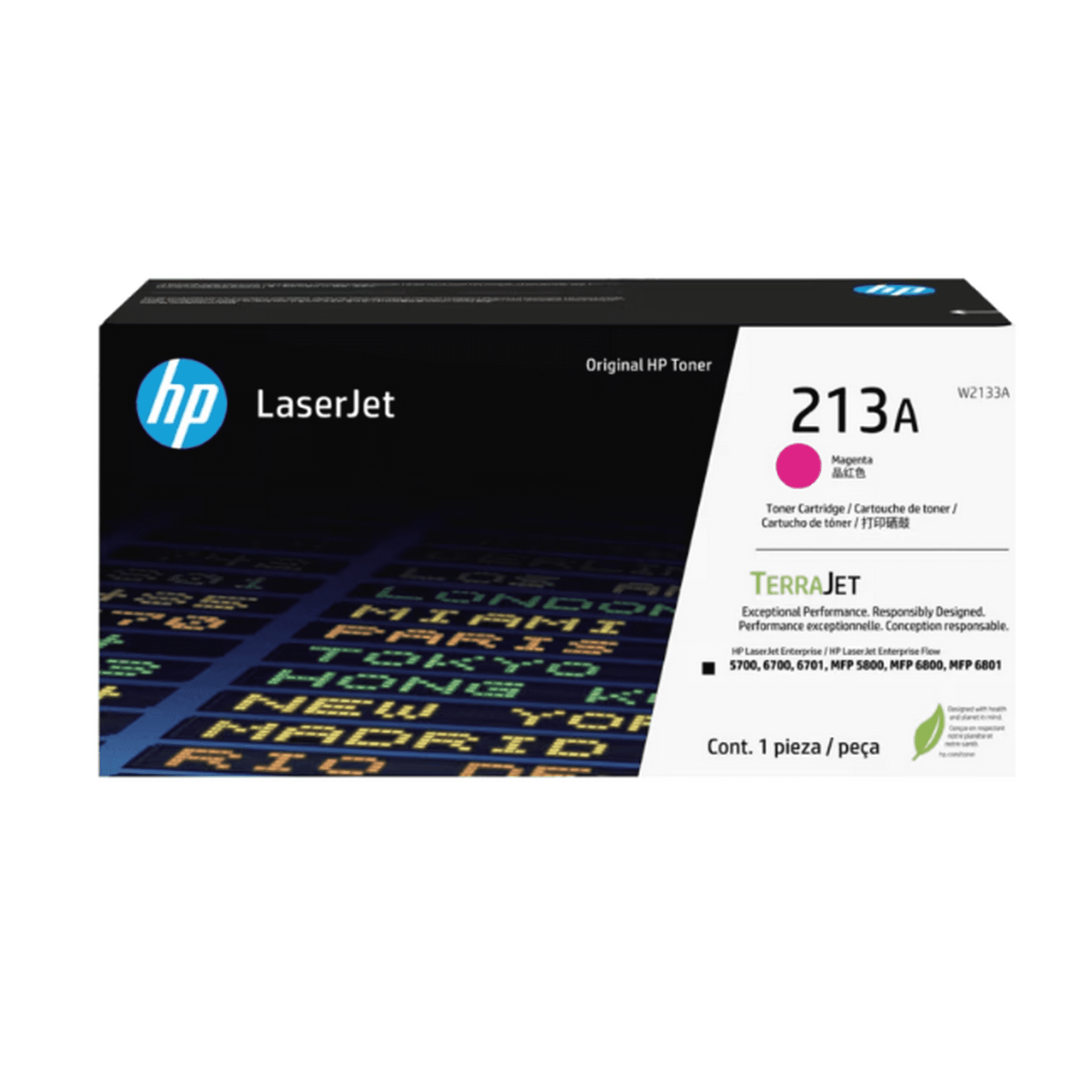 Cartucho De Tóner Hp Laserjet 213a 3000 Páginas Magenta