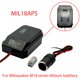thumbnail image 1 of Convertidor Reductor de 18V a 12V para Adaptador de Batería Mil*wau*kee Adaptador para Encendedor de Cigarrillos Adaptador para Rueda de Potencia, 1 of 9