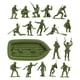 thumbnail image 2 of Juguete BMC Marx Plastic Army para hombre, soldados estadounidenses, Segunda Guerra Mundial, 31 unidades, con balsa, 2 of 7