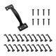 thumbnail image 1 of Manijas de tiro para portón HOME MASTER HARDWARE, 20 piezas, 16,5 cm, negras, 1 of 7