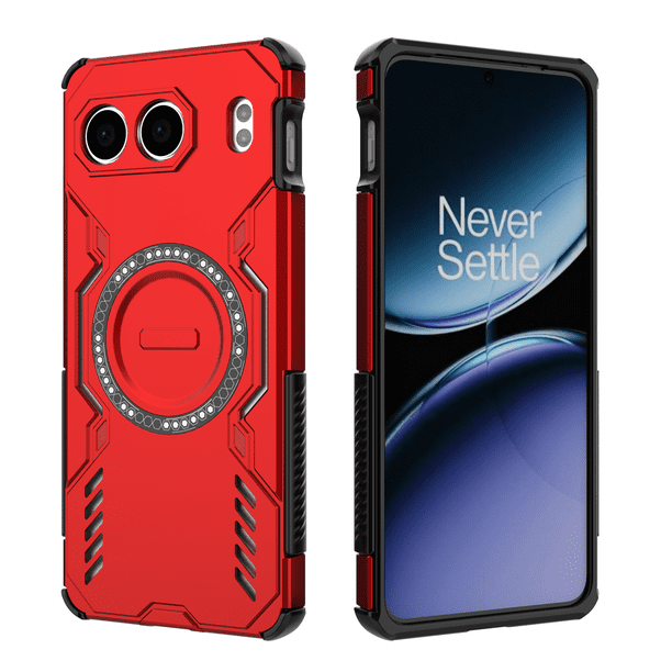 Funda FOXDOCK para OnePlus Nord 4 5G , magnética, resistente a golpes, con soporte, unisex, carga inalámbrica