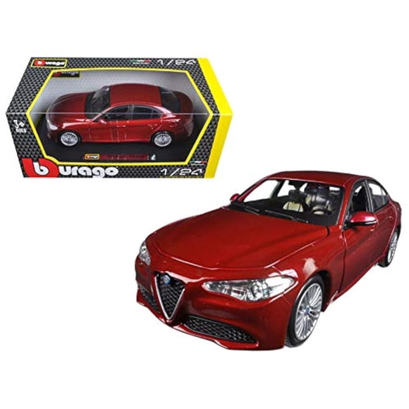 Auto de juguete diecast Bburago Alfa Romeo Giulia 2016 a escala 1/24