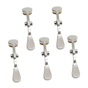 Magideal - Kits De Reparación De Válvulas De Escupida De Trompeta Con Resortes, Tornillos, Llave De Válvula De Drenaje, Piezas De Repuesto De Trombón, Reparación 5 Llaves De Agua.