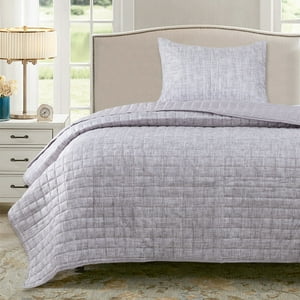 Dib - Quilt Reversible Textura 1.5P Gris