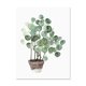 thumbnail image 1 of ART ZONE - Póster con impresión artística en lienzo de hojas de plantas tropicales, cuadros de pared de plantas verdes nórdicas, pintura grande para habitación infantil, sin marco, 1 of 4