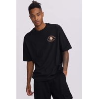 Fashionspark - Polera Hombre Doble Print Wester Negro