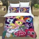 thumbnail image 1 of v2475 Bed Sheets Cartoon My Little-P-Ponys Bedding Sets exquisite bed supplies set duvet cover bed comforter set bedding set luxury birthday gift 3-Piece Bedding Set (1 Duvet Cover + 2 Pillow Shams) B, 1 of 5
