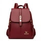 thumbnail image 1 of High Quality Leather Backpack Women Large Capacity Backpack Purses Female Vintage Bag School Bags Travel Bagpack Ladies Bookbag, 1 of 3