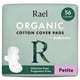 thumbnail image 1 of Toallas sanitarias Rael para mujer, algodón orgánico, 56 unidades, 1 of 7