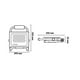 thumbnail image 3 of Proyector De Area Led Portatil 100w Ip65 Luz Fria, 3 of 3