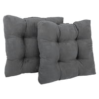 Cojín Para Silla Blazing Needles, Microgamuza, 48 X 48 Cm, Color Gris Acero