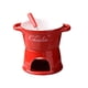 thumbnail image 2 of Olla Para Fondue De Chocolate, Utensilios De Cocina, Olla Caliente Para Derretir, Juego De Cuencos Para Cena, Fiesta, Boda, Rojo, 2 of 5