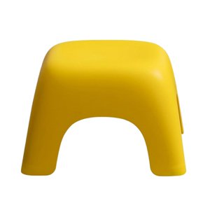 Magideal - Taburete Sencillo, Redondo Y Cómodo Para El Hogar, Decoración, Silla Portátil Ligera Para Para Muebles De Interior , Amarillo