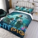 thumbnail image 3 of Hitpig Conjunto de sábanas temático, trío de piezas, cómodo y amigable con la piel, diseño único, regalo de decoración para el hogar para familiares, amigos y fans, 90 cm * 190 cm, 3 of 6