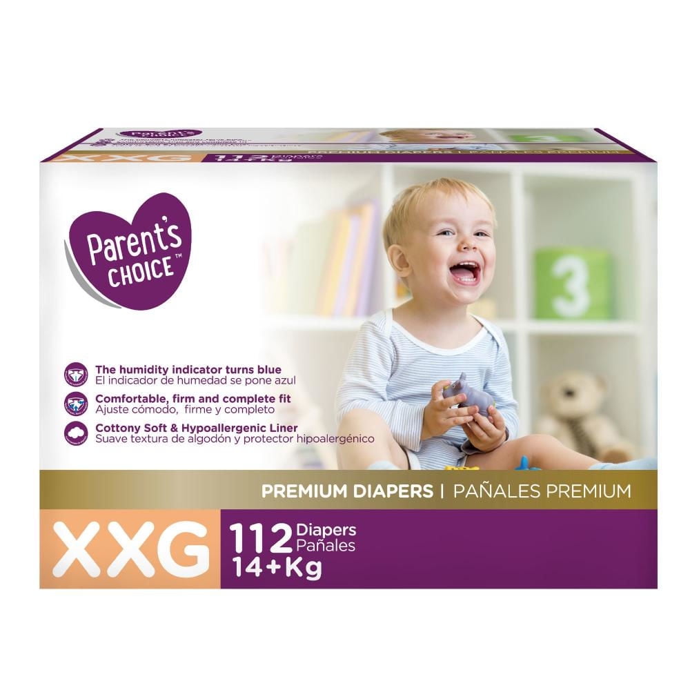 Pañales Premium Talla Xxg 112 Un 112 Un Parent's Choice