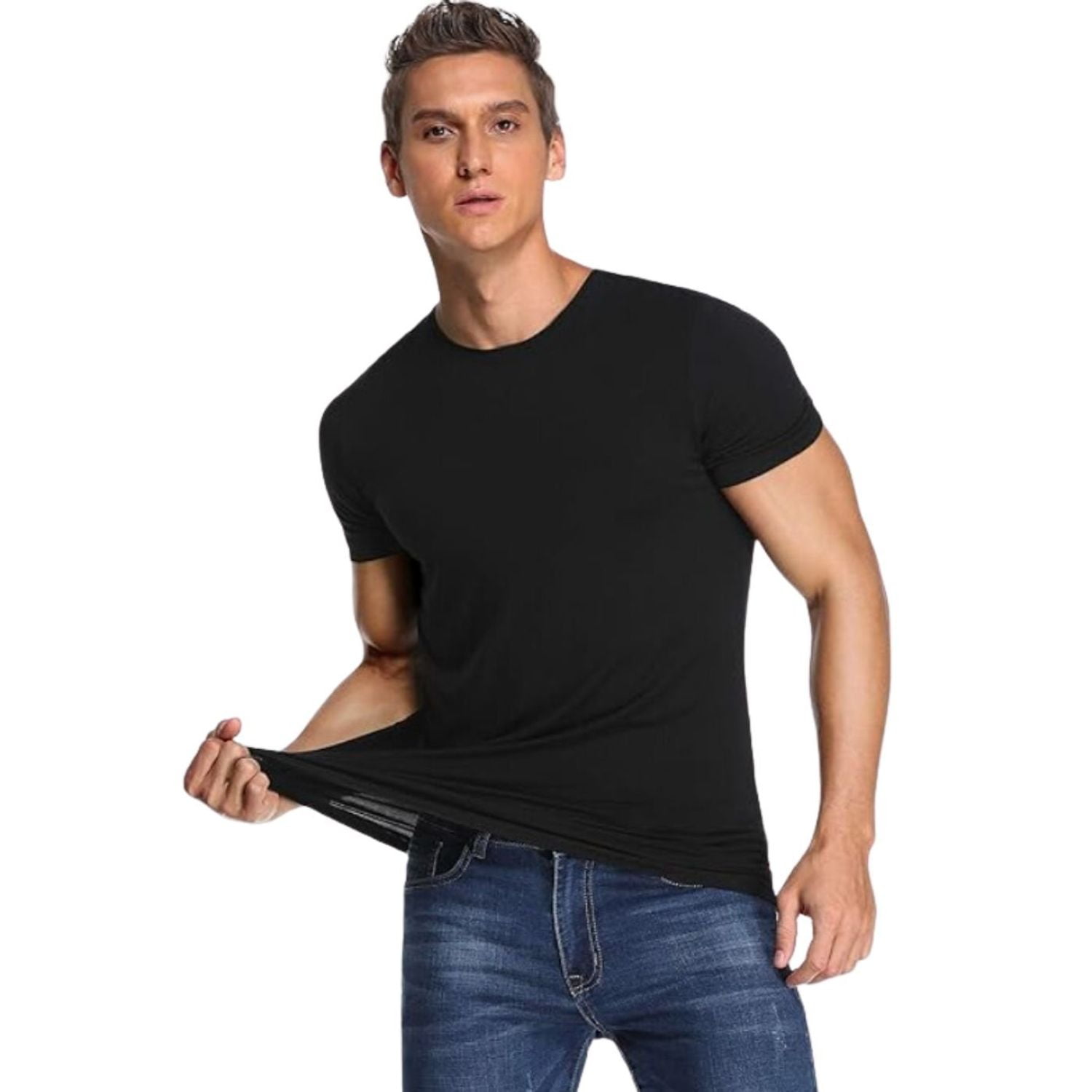 Likeshop - Camiseta Hombre Manga Corta Cuello Polo Fibra Bambu 494