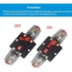 thumbnail image 2 of Disyuntor de audio de 30 A, 40 A, 50 A, 60 A, 80 A, 100 A, 150 A, portafusibles en línea para estéreo de automóvil, inversor, reinicio manual, 12 V-24 V CC, para protección de sistemas de audio automo, 2 of 7