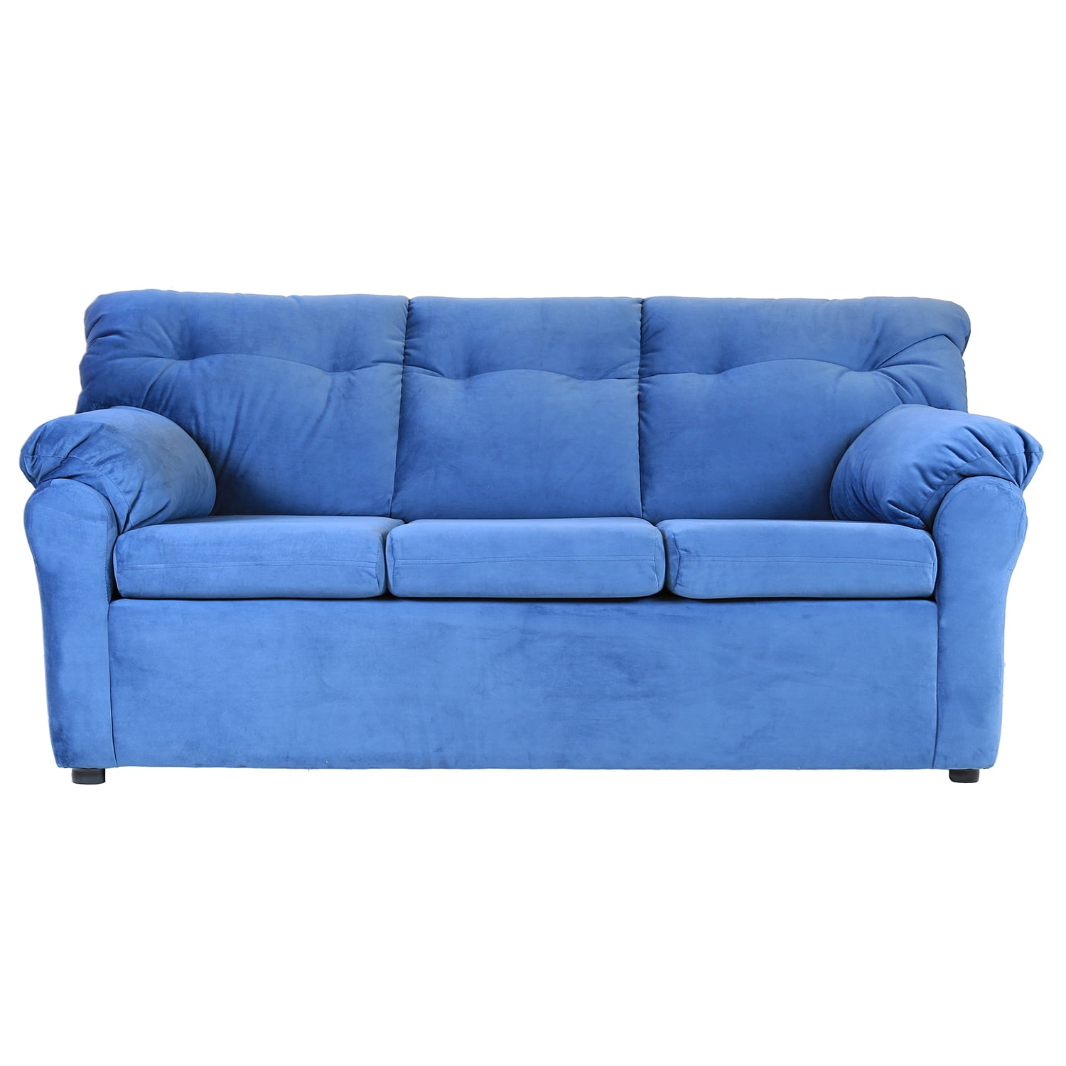 Muebles América - Sofa América 3 Cuerpos Tela Azul Petroleo
