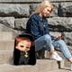 thumbnail image 3 of Bebé Jefe Niña Blanca Mochila Transparente Temática Resistente Y Duradera Bolsa See through Para Trabajo Deporte Universidad Y Viaje 31 × 43 Cm, 3 of 6