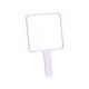 thumbnail image 5 of Espejo De Mano Con Mango Pequeño Espejo De Maquillaje Para Novia Dormitorio Niñas Violeta Claro, 5 of 5