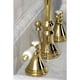 thumbnail image 3 of Grifo Kingston Brass Bel-Air KS2982BPL de instalación amplia en latón pulido, 3 of 9