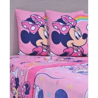 Juego Sábana Infantil Minnie Microfibra 2 Plazas Mashini A01