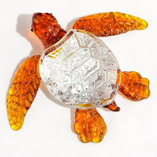Adornos De Vidrio De Tortuga, Material De Vidrio Artesanal, Diseño De Imagen De Tortuga, Regalos De Colección, Arte Del Vidrio, Tortuga, Animal, Decoración Del Hogar