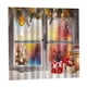 thumbnail image 2 of Cortinas De Navidad 3D Cortinas De Ventana Impresas Digitalmente Para Paneles De Dormitorio 2 C, 2 of 5