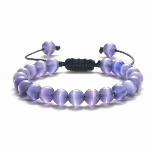Pulsera Ojo de Tigre Purple Hombre Mujer Ajustable 2022