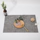 thumbnail image 1 of XmhyTop Juego de 6 Manteletes Individuales para Mesa, Hechos de PVC Resistente, Antideslizantes y Termorresistentes, Ideal para Hogares, Restaurantes y Cocinas, Estilo B, 45*30cm, Gris, 1 of 3