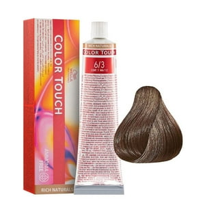 Tinte Para Cabello Wella Color Touch 6/3 Rubio Oscuro Dorado 60Ml