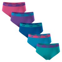 Top - Calzón Pantaletas Niña Algodón Pack 5 C2