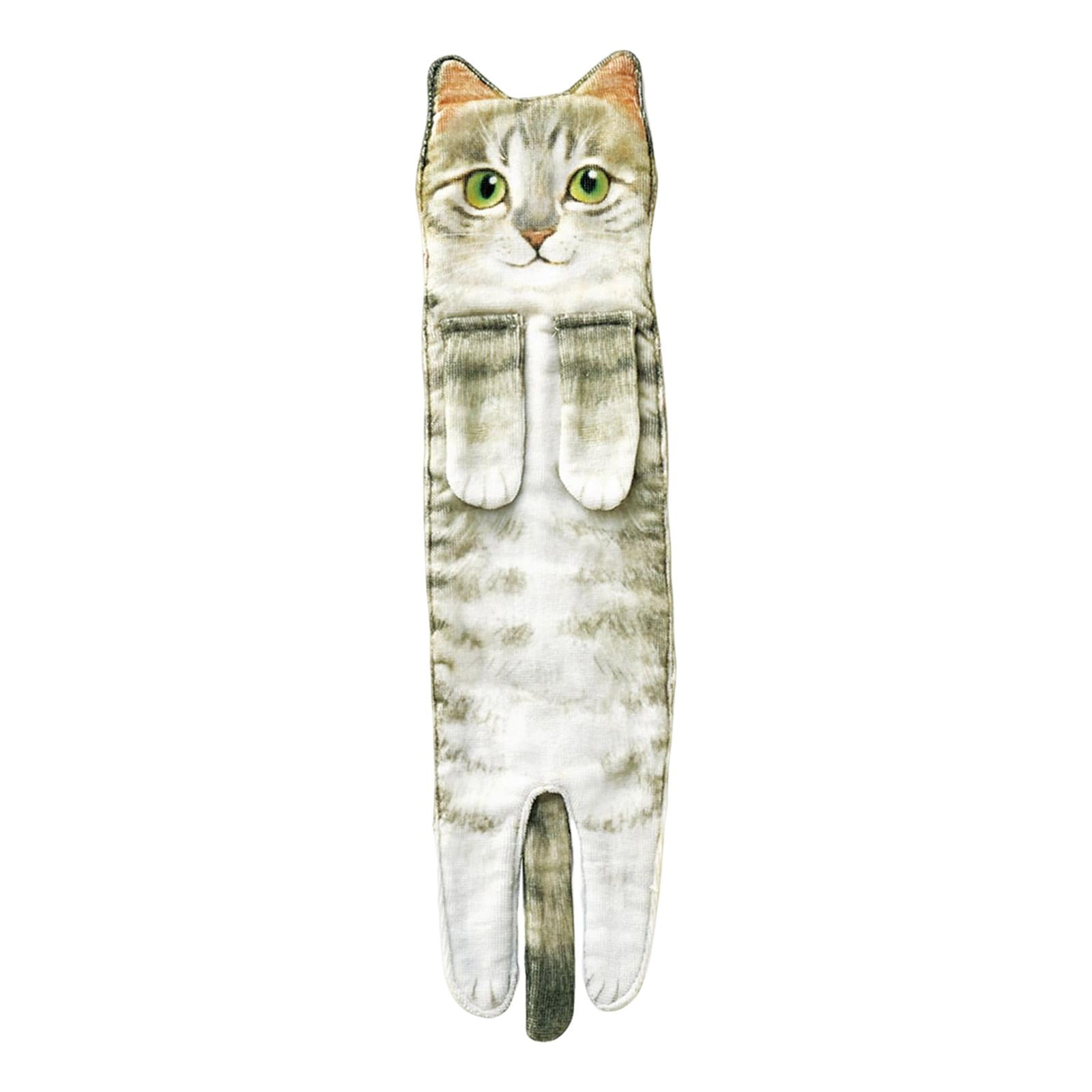 Bothyi - Gato Multiusos Toallas De Mano Divertidas Secado De Manos Toalla De Secado Suave Absorbente B