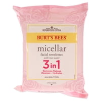 Burts Bees - Toallitas Desmaquillantes Micelares Agua De Rosas De Para Unisex 30 Toallitas
