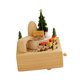 thumbnail image 5 of Caja Musical De Madera Con Adornos De Melodía, Caja De Música Hecha A Mano, Figura De Tren, 5 of 5