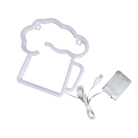 Letrero De Neón Uucntr Barril De Cerveza Usb Y Pilas