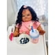 thumbnail image 2 of Muñeca bebé realista GYCV de 24" negra con peso, 2 of 5