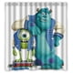 thumbnail image 1 of Cortina de ducha con diseño de dibujos animados de Monster University, juego de cortina de baño con ganchos, tamaño 66 x 72 pulgadas, 1 of 3