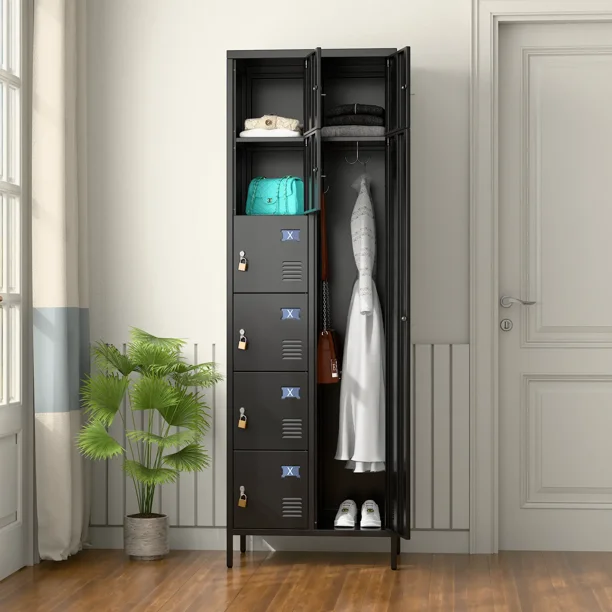 Casillero metálico alto 7+1 puertas - 8DPL-BLACK | Lider