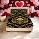 thumbnail image 1 of Black and Golden Baroque Print Fitted Sheet Set a Must-have for Home and Guest Rooms with Deep Pockets to Ensure Stability and Prevent Shifting It's the Perfect, 1 of 1
