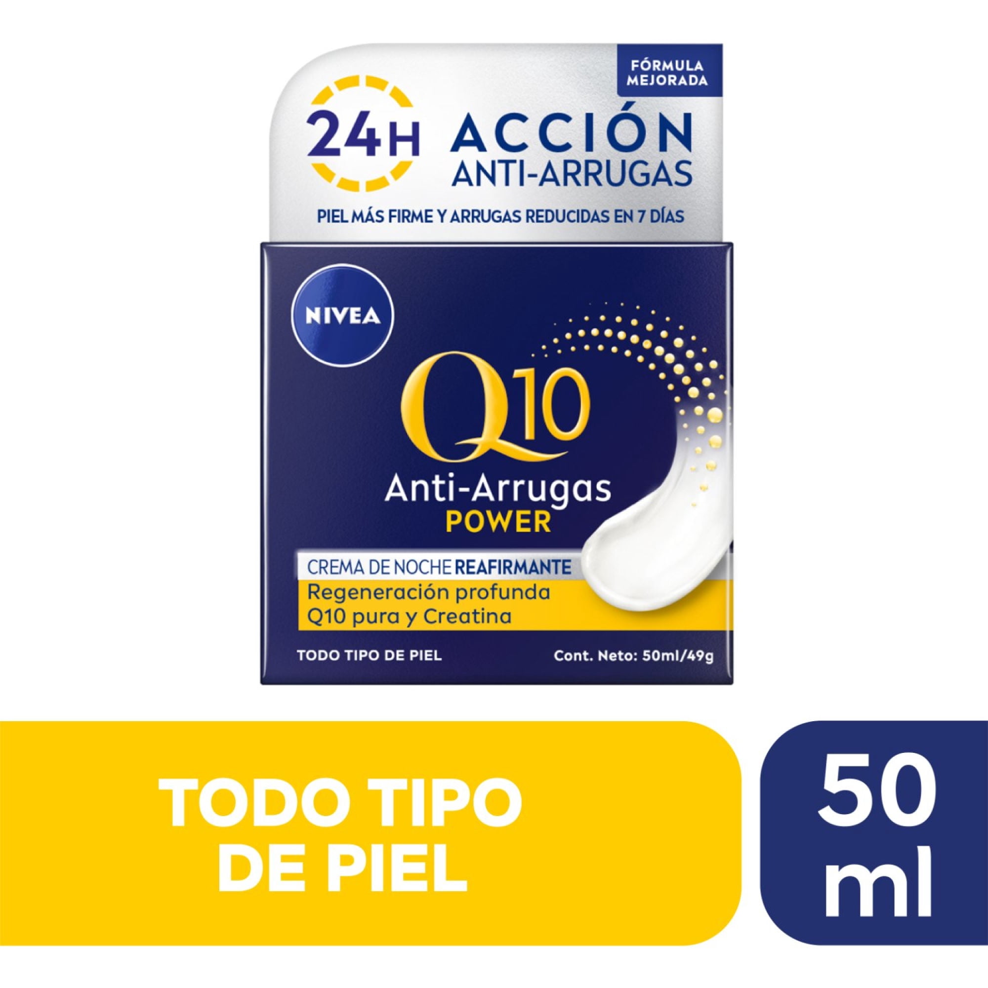 Nivea - Crema Antiarrugas Q10 Plus Noche Caja